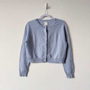NWOT Joie boxy cropped cashmere cardigan